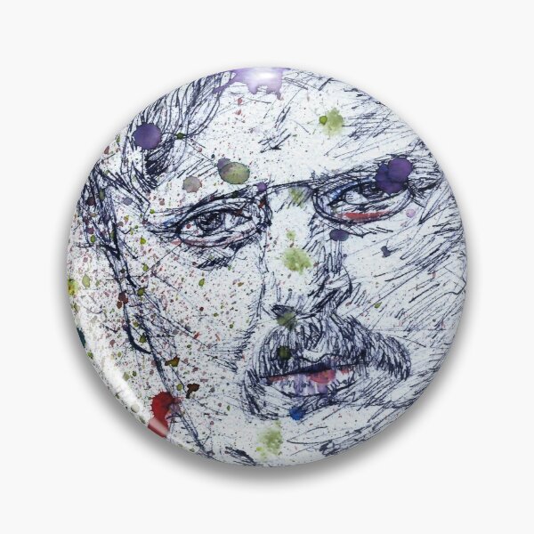 Item preview, G. K. CHESTERTON watercolor and ink portrait.1 designed and sold by lautir.
