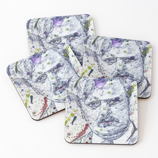 Item preview, G. K. CHESTERTON watercolor and ink portrait.1 designed and sold by lautir.
