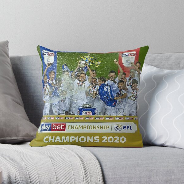Leeds United Champions 2020 Throw Pillow