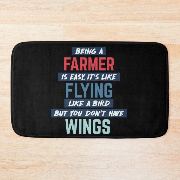 Item preview, Being farmer is easy. humorous quote. retro designed and sold by bumperapparels.