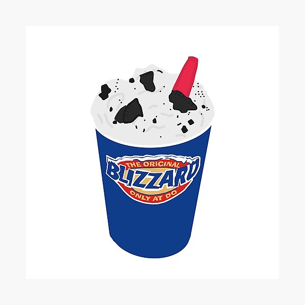 dairy queen blizzard photographic print for sale by smcsherry redbubble