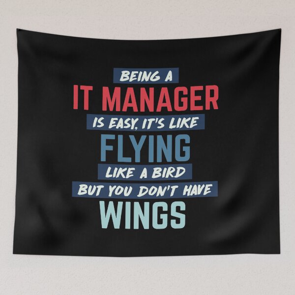 Item preview, Being it manager is easy. humorous quote. retro designed and sold by bumperapparels.