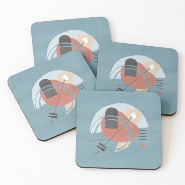 Item preview, Crossing hearts - abstract composition #150 designed and sold by Lola Terracota.