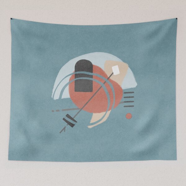 Item preview, Crossing hearts - abstract composition #150 designed and sold by Lola Terracota.