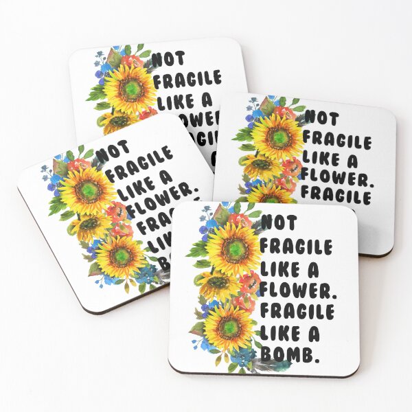 Item preview, fragile like a flower fragile like a bomb designed and sold by GoodyLeo.