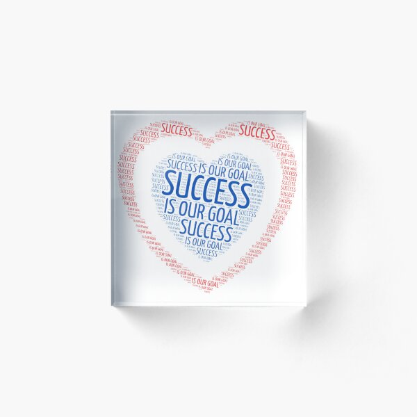 SUCCESS GOAL Acrylic Block