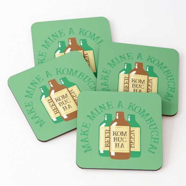Item preview, Make Mine a Kombucha Funny Tea Drinker Quote designed and sold by HotHibiscus.