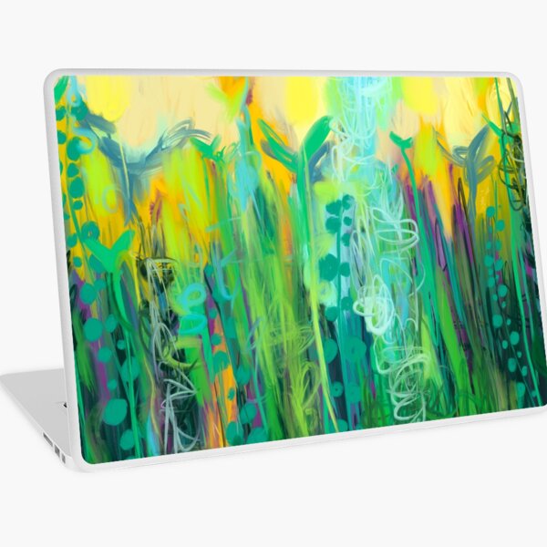 Yellow Tulip Meadow Laptop Skin