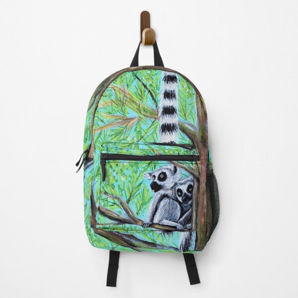 Item preview, Two Lemurs in a Tree Painting designed and sold by Art by Kirsten Sneath.
