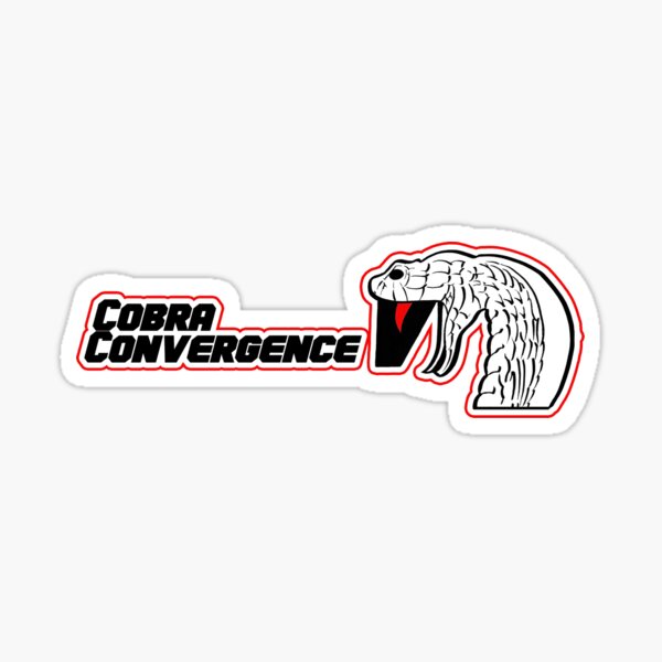 Cobra Convergence V logo 1 Sticker