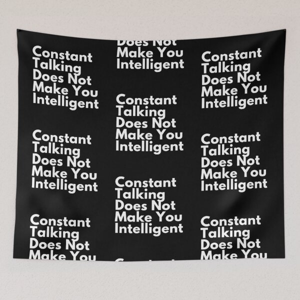 Item preview, Introvert Thoughts Constant Talking Does Not Make You Intelligent designed and sold by diverseidentity.