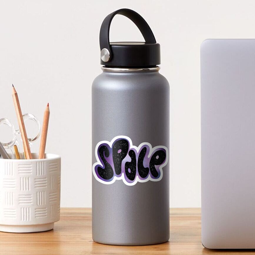 Space Lettering Sticker