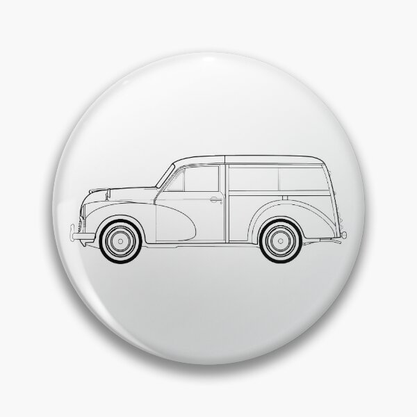 Item preview, Morris Minor Traveller line drawing artwork designed and sold by RJWautographics.