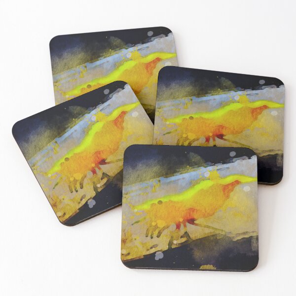Item preview, 24k Yellow Shrimp Painted Shirt designed and sold by GFishy.