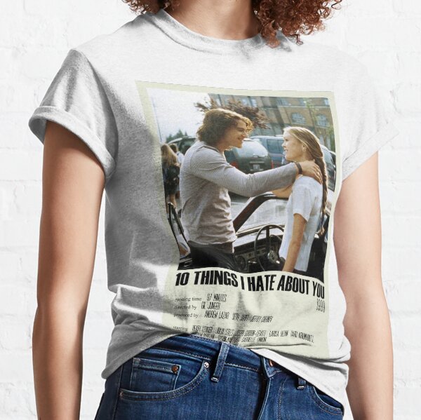 10 Things I Hate About You Alternative Poster Art Movie Large (8) Classic T-Shirt