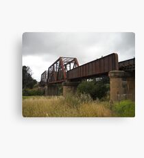 The Crookwell Line - Wollondilly River Bridge Canvas Print