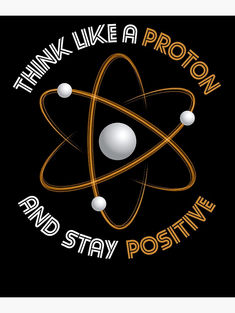 Discover Atoms protons chemistry Premium Matte Vertical Poster