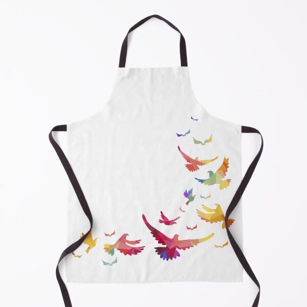 Item preview, colored birds flying designed and sold by LynksArts.