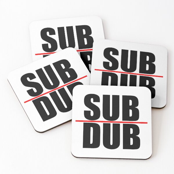 Item preview, Sub | Dub| Typography designed and sold by rsty11.