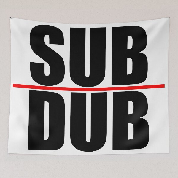 Item preview, Sub | Dub| Typography designed and sold by rsty11.