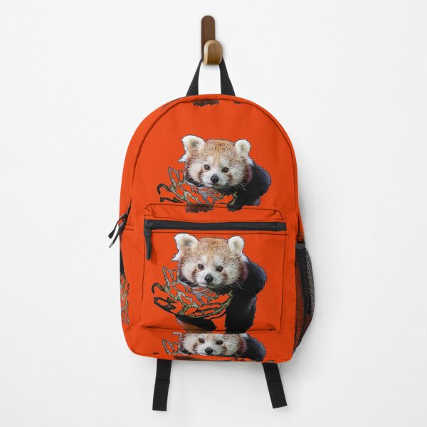Item preview, Red Panda on a Branch in Orange designed and sold by EvieVictoria.