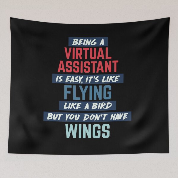 Item preview, Being virtual assistant is easy. humorous quote. retro designed and sold by bumperapparels.