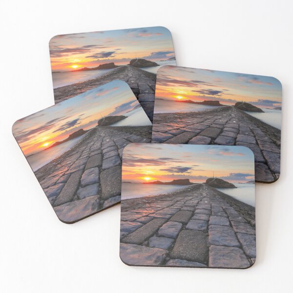 Item preview, Setting sun at Bude Breakwater designed and sold by bitm2007.