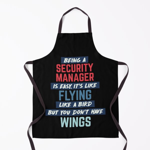 Item preview, Being security manager is easy. humorous quote. retro designed and sold by bumperapparels.