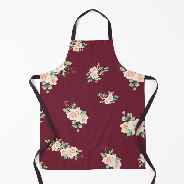 Item preview, Professional Mask Pattern: Maroon Floral designed and sold by Regan Crowley.