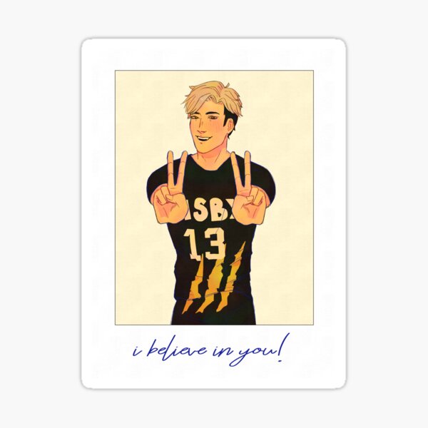 Polaroid Atsumu Miya | HAIKYUU FANART Sticker