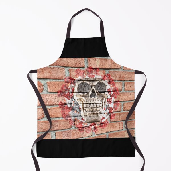 Item preview, Covid19 skull on a brick wall designed and sold by PicsByTony.