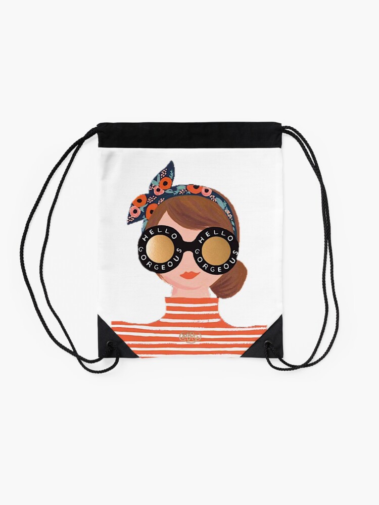 Alternate view of Hello Gorgeous Drawstring Bag