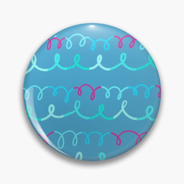 Item preview, Making Waves - Light Blue & Pink designed and sold by AnArielleShop.