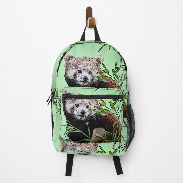 Item preview, Red Panda in Mint Green designed and sold by EvieVictoria.
