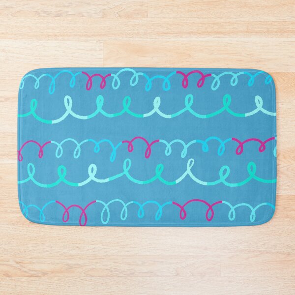 Item preview, Making Waves - Light Blue & Pink designed and sold by AnArielleShop.