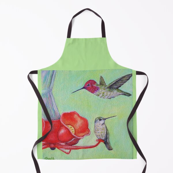 Item preview, Hummingbirds at the Feeder Painting designed and sold by Art by Kirsten Sneath.