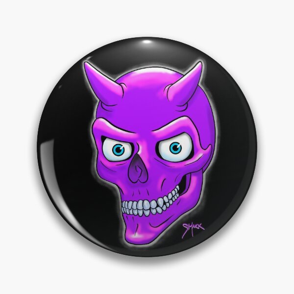 Item preview, Devil Skull Violet designed and sold by dmarxstudio.