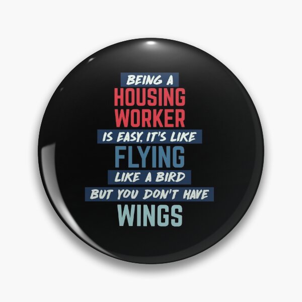 Item preview, Being housing worker is easy. humorous quote. retro designed and sold by bumperapparels.