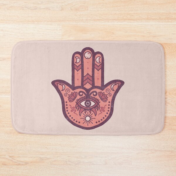 Item preview, Rusty Brown | Hamsa Hand Amulet in Copper designed and sold by Bloomandflo.