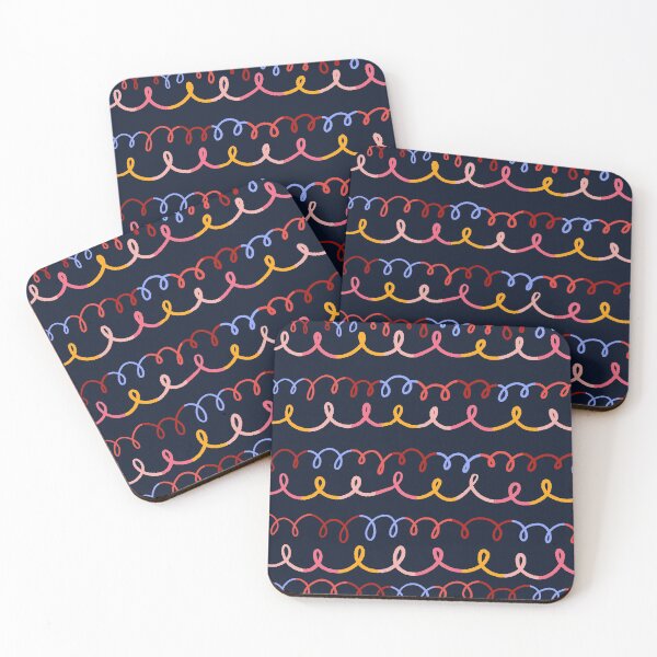 Item preview, Making Waves - Multicolor & Dark Blue designed and sold by AnArielleShop.