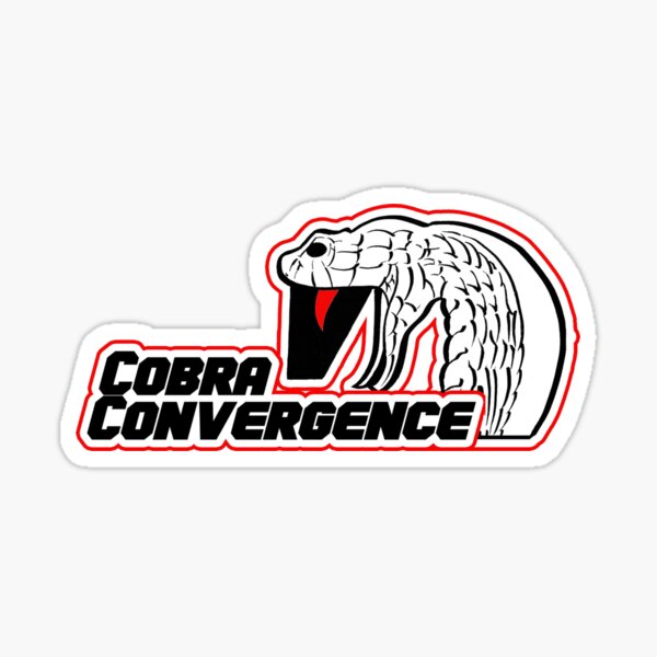Cobra Convergence V logo 2 Sticker
