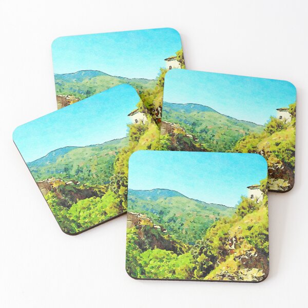 Item preview, Landscape with village and white house designed and sold by Giuseppe Cocco.