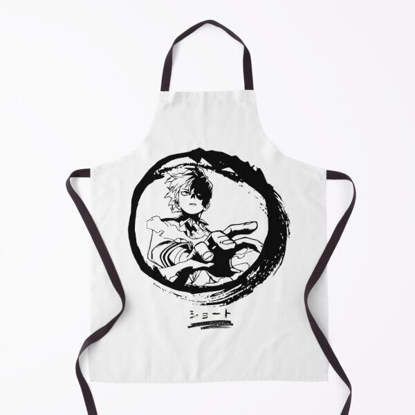 Boku No Hero Academia Shoto A Ka Todoroki Shoto Japanese Kanji Bnha Gradient Version Apron By Aniprint Redbubble