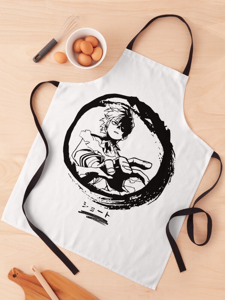 Boku No Hero Academia Shoto A Ka Todoroki Shoto Japanese Kanji Bnha Plus Ultra Apron By Aniprint Redbubble