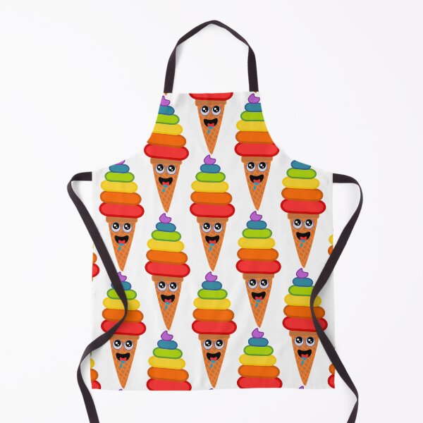 Item preview, Rainbow Cute Ice Cream designed and sold by Robyn18.