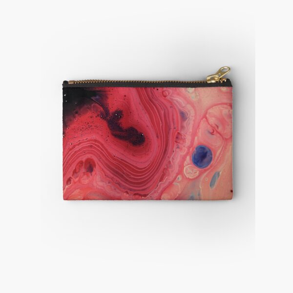 Item preview, Marble swirls of pink, blue, black and pale yellow paint designed and sold by garhoud.
