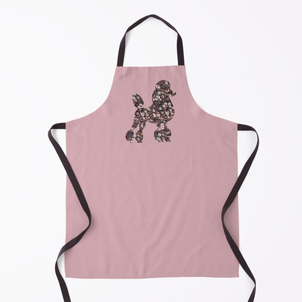 Item preview, Pretty pink poodle in enamel effect designed and sold by ThePoodleandCo.
