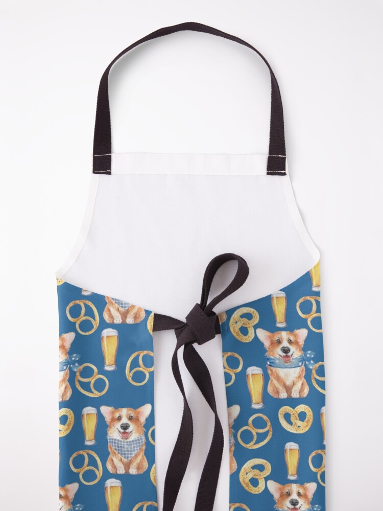 Alternate view of Corgi on Original Bavarian Oktoberfest Apron