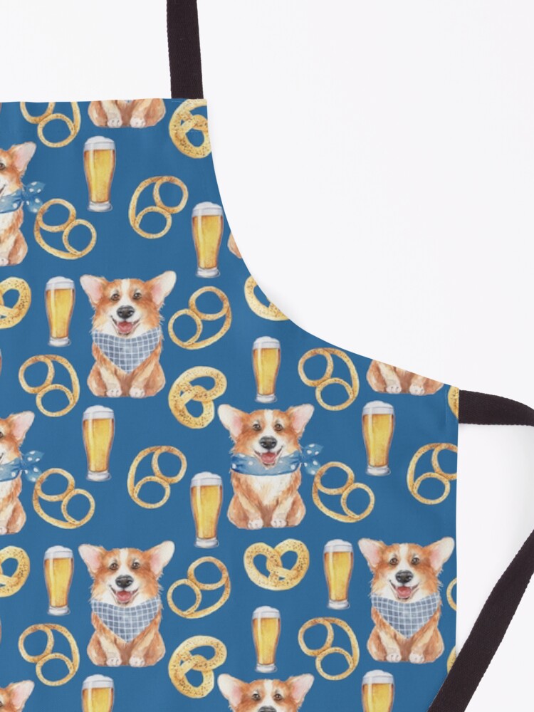 Alternate view of Corgi on Original Bavarian Oktoberfest Apron