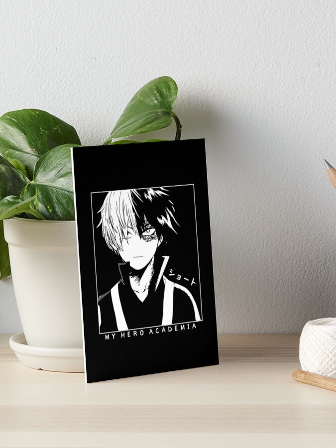 Boku No Hero Academia Shoto A Ka Todoroki Shoto Japanese Kanji Bnha Version 2 Art Board Print By Aniprint Redbubble